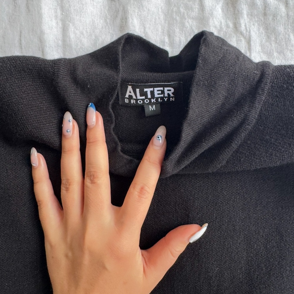 🖤 ALTER BROOKLYN🖤 Midi Sweater Dress in Black